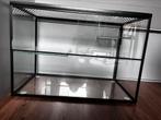 Glazen terrarium, Dieren en Toebehoren, Knaagdieren en Konijnen | Hokken en Kooien, Minder dan 60 cm, Kooi, Gebruikt, Minder dan 75 cm