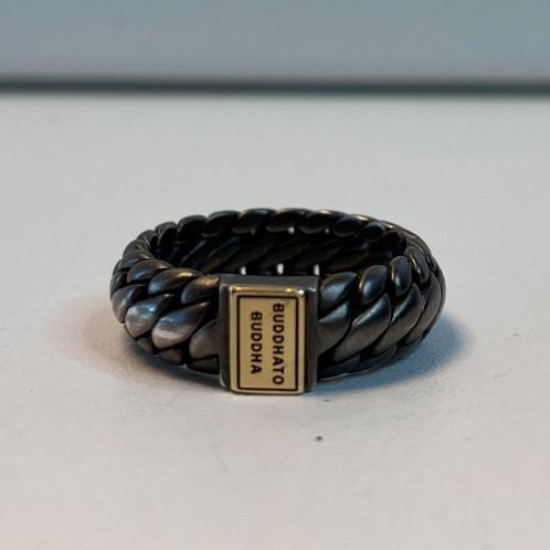 Buddha To Buddha Ring Ben Small Zwart Rhodium Goud 14kt | Ma, Sieraden, Tassen en Uiterlijk, Ringen, Zo goed als nieuw