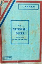 Carmen libretto tekstboekje opera 1934 in goede staat, Gelezen, Artiest, Ophalen of Verzenden, Georges Bizet