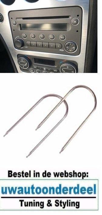 Radio Cd Demontage Sleutel Tool Beugel Aux Alfa Romeo 147, Auto diversen, Tuning en Styling, Ophalen of Verzenden