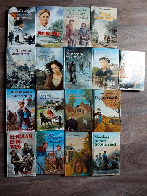 Verzameling Joh  G. Veenhof boeken 17x, Boeken, Streekboeken en Streekromans, Gelezen, Ophalen of Verzenden