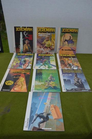 9 stuks stripboeken uit JEREMIAH reeks uitgegeven 1982-1986 beschikbaar voor biedingen
