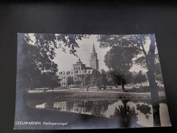Leeuwarden, Harlingersingel, fotokaart, gelopen, 1962. beschikbaar voor biedingen