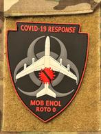 Pvc embleem Nato awacs Roto 0 Covid-19 response, Verzenden, Luchtmacht, Embleem of Badge