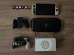 Nintendo switch oled Totk edition set + 6 games en 256gb sd, Ophalen of Verzenden, Zo goed als nieuw