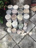 Betonklinkers - ronde tuinklinkers, Tuin en Terras, Tegels en Klinkers, Ophalen, Gebruikt, Beton, Klinkers