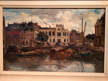 Evert Moll - Haven Almelo, ca. 1920 beschikbaar voor biedingen