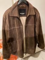 Donar leren herenjas maat 50 - z.g.a.n., Ophalen of Verzenden, Zo goed als nieuw, Maat 48/50 (M), Bruin