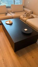 Moderne Zwarte Salontafel, Huis en Inrichting, Tafels | Salontafels, Ophalen, Overige materialen, 50 tot 100 cm, Zo goed als nieuw