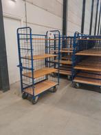 Partij Orderpickkar Transportwagen plateauwagen magazijnkar., Ophalen, Gebruikt, Transportkar