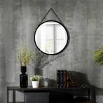 ronde spiegel met decoratieve ophanging nieuw, Huis en Inrichting, Woonaccessoires | Spiegels, Minder dan 50 cm, Rond, Ophalen of Verzenden