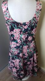 Fleurige jurk van Heart, maat S & paarse petticoat maat M, Heart, Paars, Nieuw, Ophalen of Verzenden