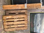 2x europallet met 3 opzetranden, Doe-het-zelf en Verbouw, Ophalen, Zo goed als nieuw, Pallet, Minder dan 200 cm