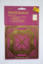 Multistencil Raam met decoratie, Hobby en Vrije tijd, Verzenden, Nieuw, Kerst, Pons of Mal