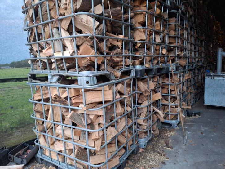 Brandhout eiken! GRATIS bezorgd €125/m3, Tuin en Terras, Haardhout, Blokken, Overige houtsoorten, Minder dan 3 m³, Verzenden