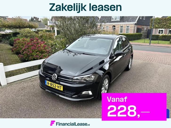 Volkswagen Polo 1.0 TSI 95PK HIGHLINE CLIMATE CONTROLE PARKE, Auto's, Volkswagen, Bedrijf, Lease, Financial lease, Polo, ABS, Airbags