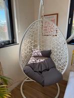 Eggchair / Hangstoel - Zo goed als nieuw, Huis en Inrichting, Stoelen, Ophalen, Kunststof, Wit, Zo goed als nieuw
