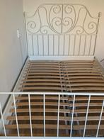 IKEA Prinsessenbed 140x200 met Luroy lattenbodem, Ophalen, Wit, 140 cm, Zo goed als nieuw