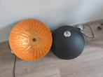 Zwart goudkleurige lampen 2x, Ophalen, Gebruikt