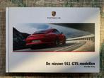 Nederlandse brochure Porsche 911 991 GTS 2017, Porsche, Nieuw, Ophalen of Verzenden, Porsche