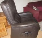 Electrische stoel, Huis en Inrichting, Fauteuils, Ophalen, Gebruikt, 75 tot 100 cm, Leer