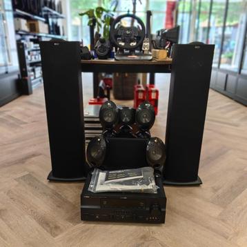 Yamaha RX-V663 + KEF IQ70 + KUBE-2 + KEF HTS 2001 Dolby Surr beschikbaar voor biedingen