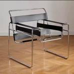 Vassili replica lounge stoel fauteuil, Huis en Inrichting, Fauteuils, Ophalen, Zo goed als nieuw, Leer, 50 tot 75 cm