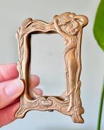 Vintage Art Nouveau messing lijstje fotolijstje, Ophalen of Verzenden, Gebruikt
