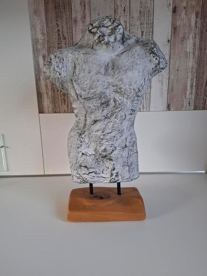 Zware torso - Prachtig Kunstobject, Antiek en Kunst, Kunst | Beelden en Houtsnijwerken, Ophalen