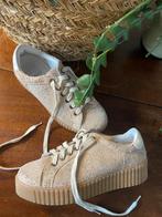 Aparte beige leren MARUTI sneakers/schoenen mt 37 i.z.g.st., Beige, Ophalen of Verzenden, Maruti, Sneakers of Gympen