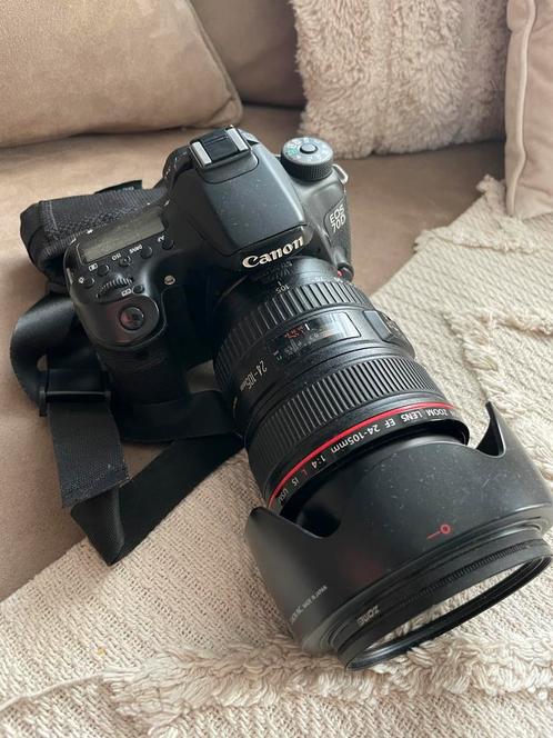 Canon 24-105 EF 1:4 L IS met body EOS 70 D, Audio, Tv en Foto, Fotografie | Lenzen en Objectieven, Zo goed als nieuw, Groothoeklens