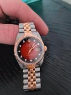 Rolex datejust 36mm red vignette, Ophalen, Gebruikt, Staal, Rolex
