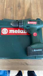 Metabo Accoboormachine, Ophalen of Verzenden, Gebruikt, Boor- en Schroefmachine, Variabele snelheid