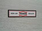 sticker TEXACO ( 8 ), Ophalen of Verzenden, Zo goed als nieuw, Bedrijf of Vereniging
