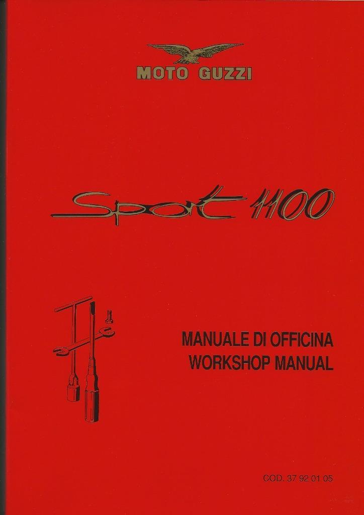Moto Guzzi Sport 1100 workshop manual (005v), Motoren, Handleidingen en Instructieboekjes, Moto Guzzi, Ophalen of Verzenden