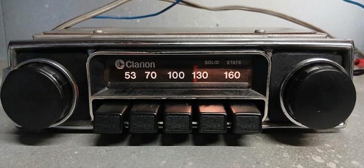Clarion Autoradio Yountimer Oldtimer, Auto diversen, Autoradio's, Zo goed als nieuw, Ophalen of Verzenden