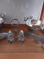 Verzilverde peper en zout stel, Antiek en Kunst, Ophalen of Verzenden