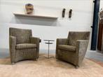 2 Nieuw Dolcinea fauteuils Groen stof design stoel