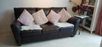 Gratis af te halen: hele nette & "echt leren" bank..., Ophalen, Gebruikt, Driepersoons