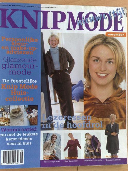 Knipmode november nr. 11 / 1998, Hobby en Vrije tijd, Kledingpatronen, Zo goed als nieuw, Vrouw, Knipmode, Verzenden