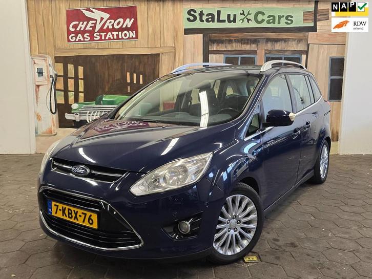 Ford Grand C-Max 1.0 Titanium/AIRCO/CRUISE/BOEKJES/, Auto's, Ford, Bedrijf, Te koop, Grand C-Max, ABS, Achteruitrijcamera, Airbags