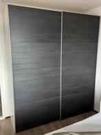 MOET WEG! 2-deurs kast met softclose zweefdeuren grijs wit, Huis en Inrichting, 200 cm of meer, Ophalen of Verzenden, Zo goed als nieuw