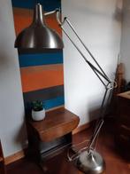 Bureaulamp XL, RVS, Huis en Inrichting, Lampen | Vloerlampen, 150 tot 200 cm, Gebruikt, Metaal, Modern, retro