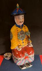 Antiek Porseleinen Beeld Chinese Keizer Yongzheg H27CM, Antiek en Kunst, Verzenden