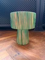Lampenkap groen gestreept, 45 tot 60 cm, Minder dan 55 cm, Rond, Ophalen of Verzenden