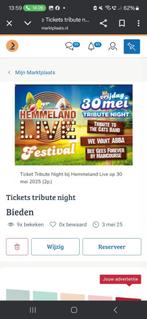 Tickets the tribute, Twee personen, April