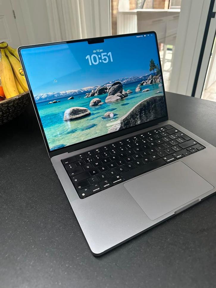 Macbook Pro 14" M1 Pro 16GB 512GB 2021, Computers en Software, Apple Macbooks, Zo goed als nieuw, MacBook Pro, Overige groottes