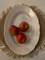 Brocante roomwitte serveerschaal van Petrus Regout, Antiek en Kunst, Ophalen of Verzenden