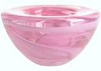 Kosta Boda waxinelicht Atoll  roze, Antiek en Kunst, Antiek | Glas en Kristal, Verzenden