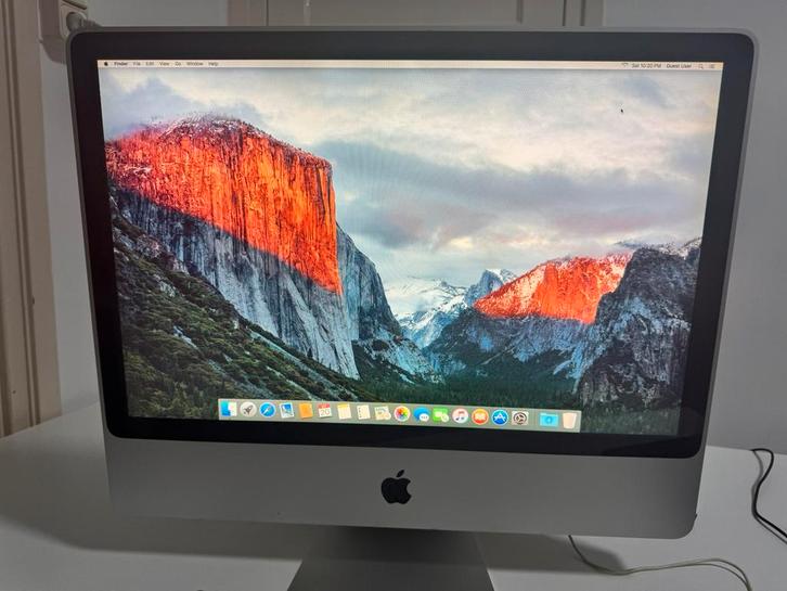 APPLE iMAC 24.0-inch ( Early 2009) macOS El Capitan, Computers en Software, Monitoren, Gebruikt, 61 t/m 100 Hz, Ingebouwde speakers